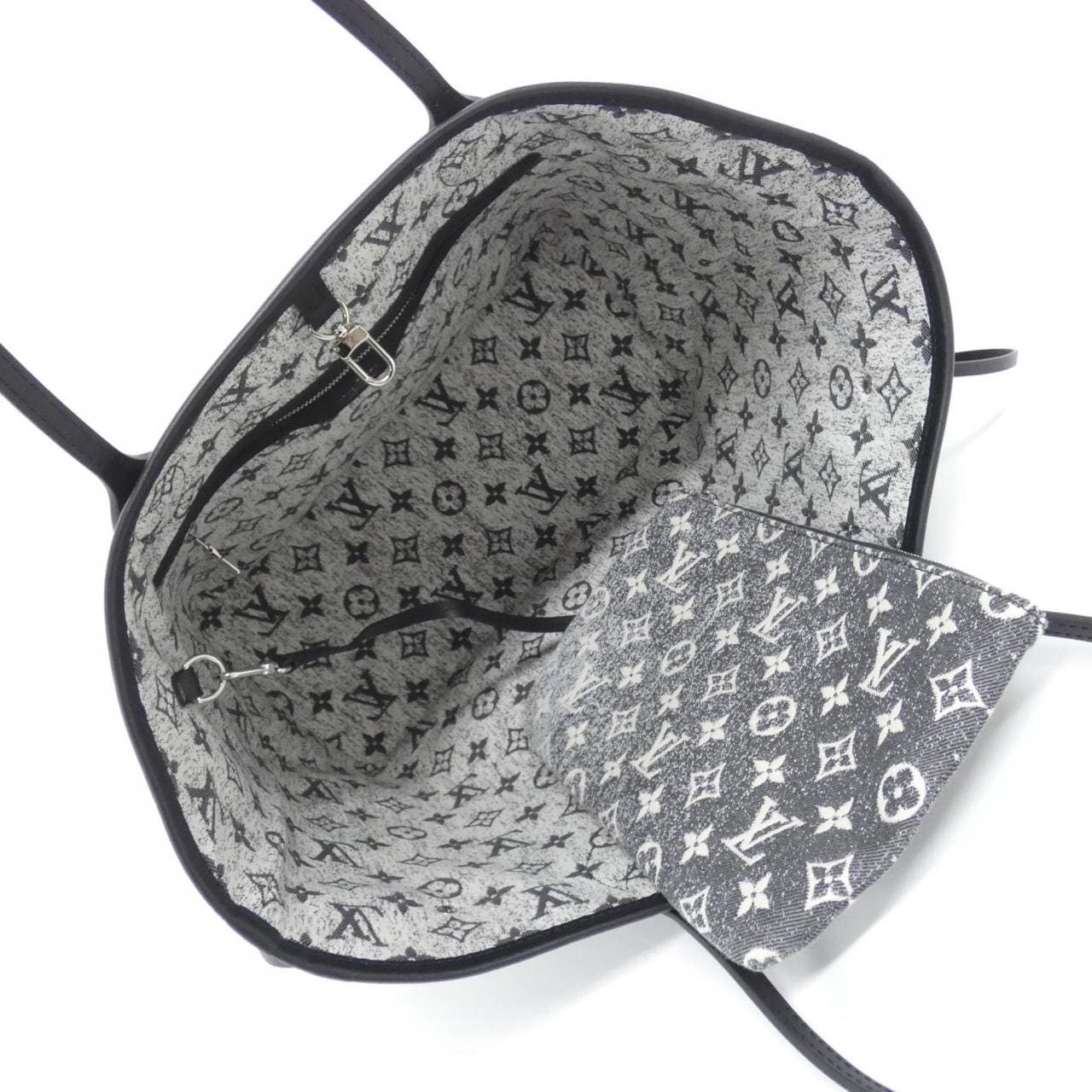 ルイヴィトン モノグラム ジャカード デニム ネヴァーフル MM M21465 バッグ