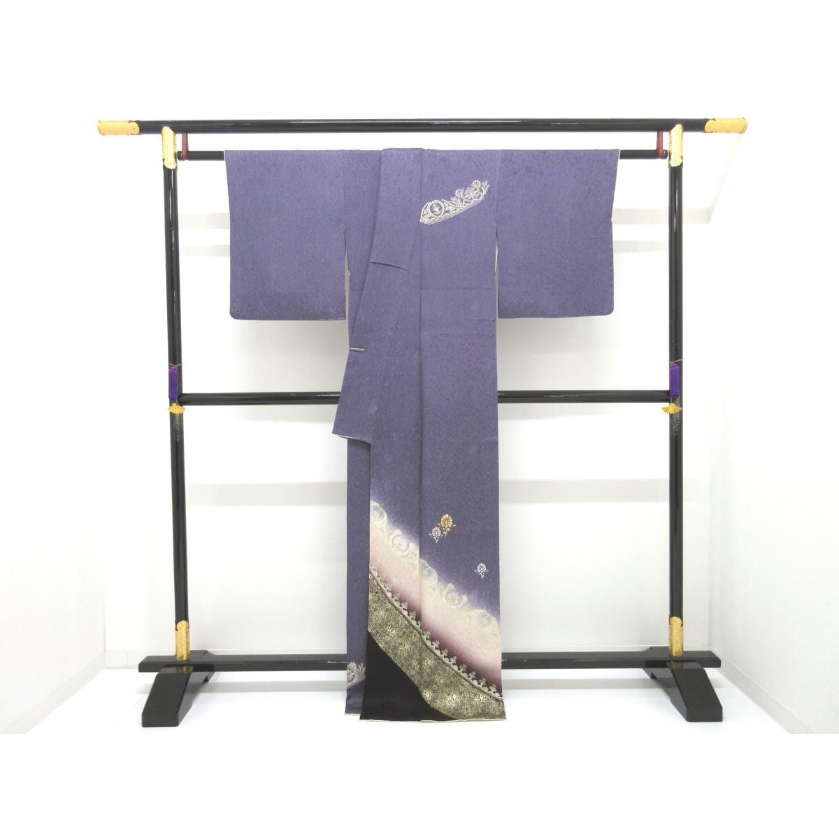 訪問着　金彩加工ボカシ染