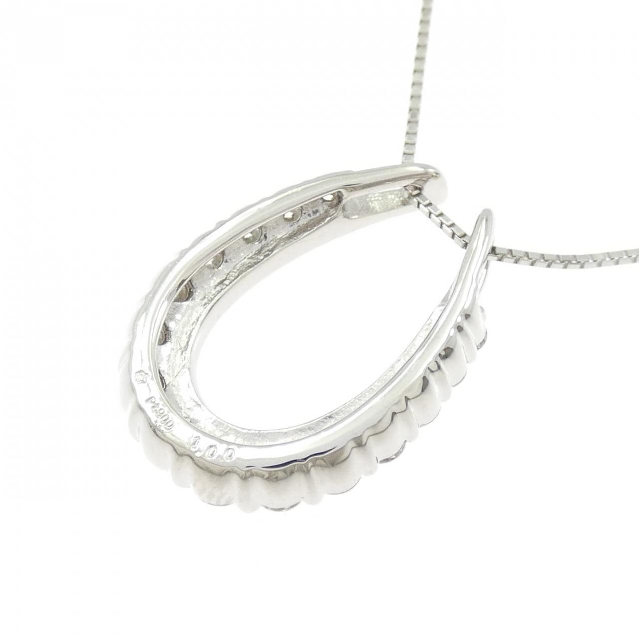 PT900/PT850 ダイヤモンド ネックレス 1.00CT