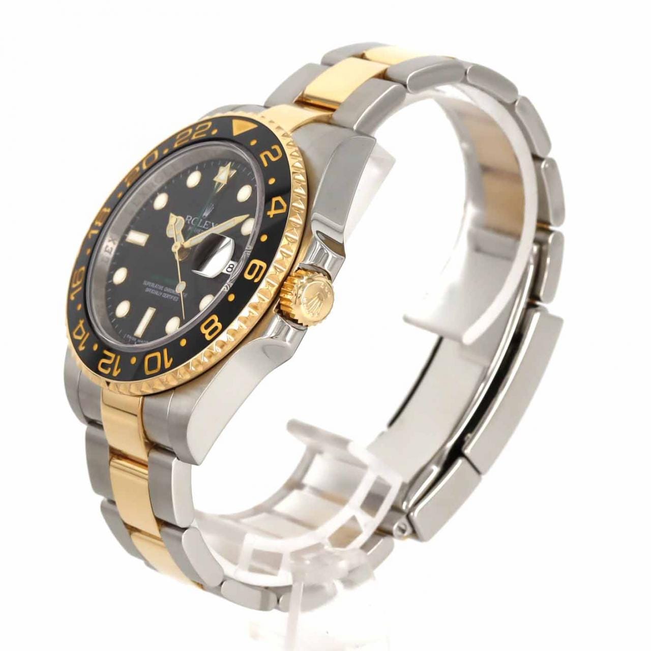 ROLEX GMT-Master II 116713LN Stainless Steel and Yellow Gold Automatic V-Serial