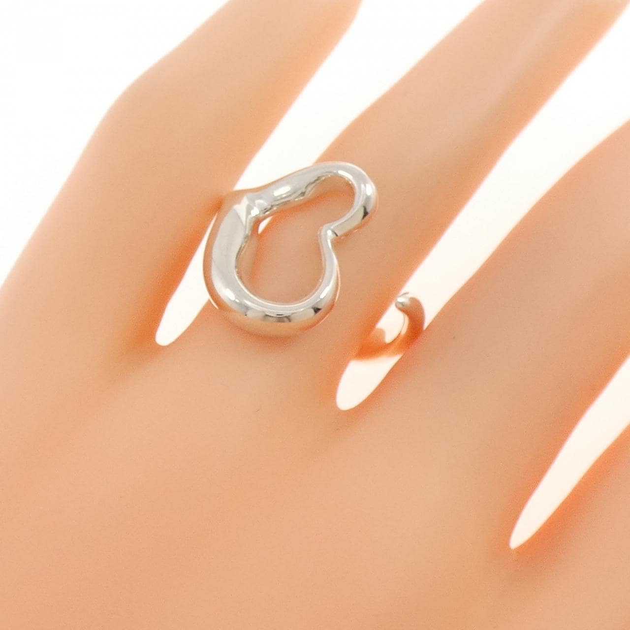 ティファニー オープンハート リング