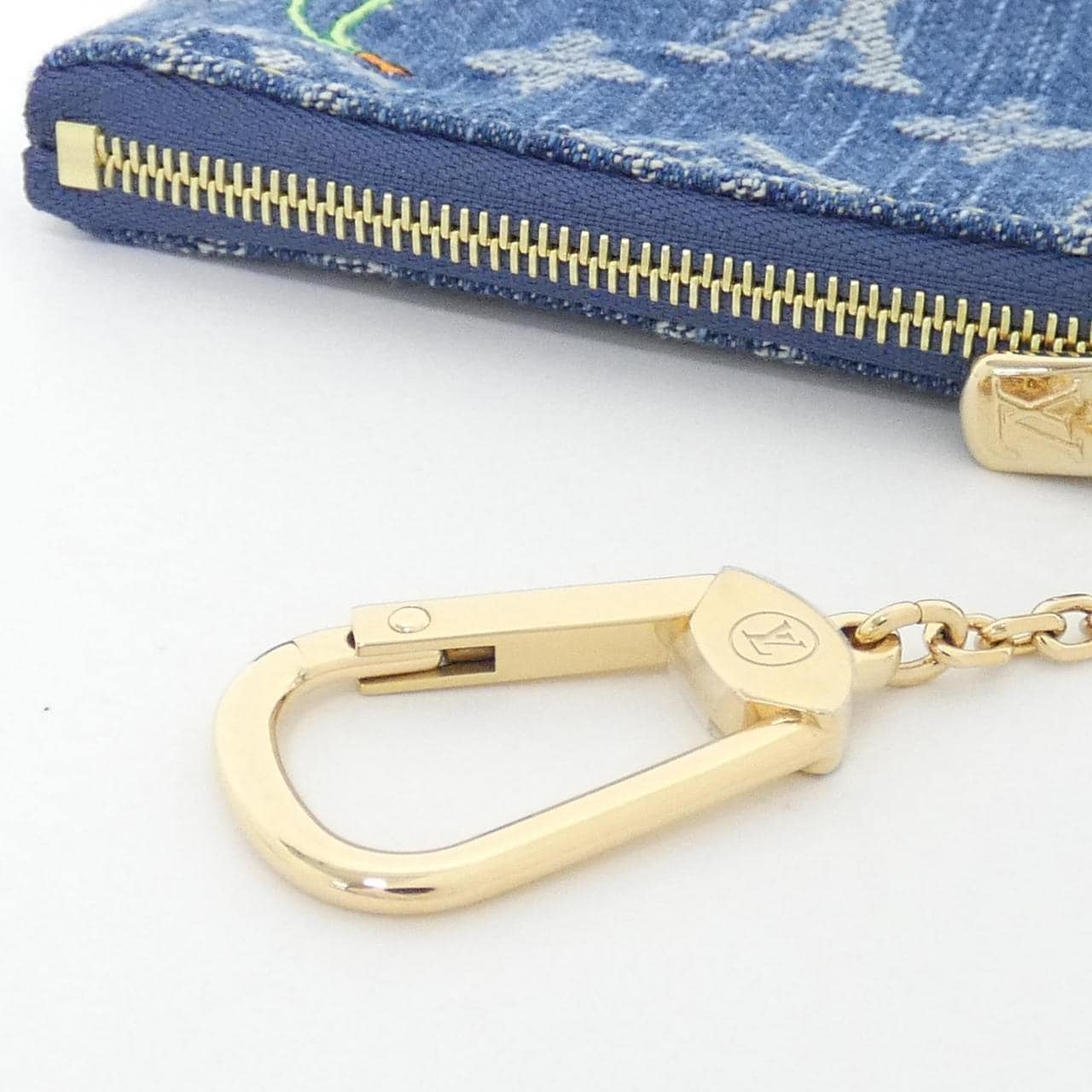 ルイヴィトン モノグラム チェリー デニム(LV x TM カードキーケース ポシェットクレ M14938 コイン＆キーケース