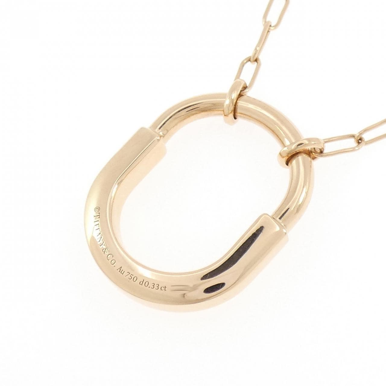 ティファニー ロック ネックレス 0.33CT