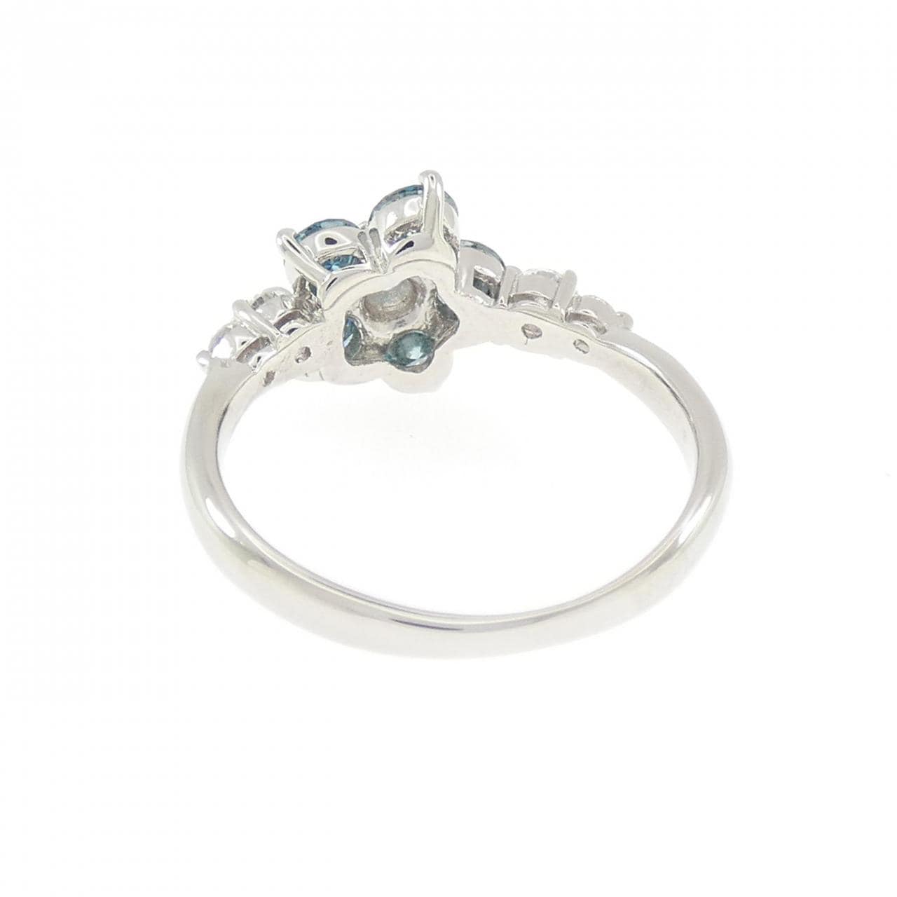 PT900 フラワー ダイヤモンド リング 1.01CT