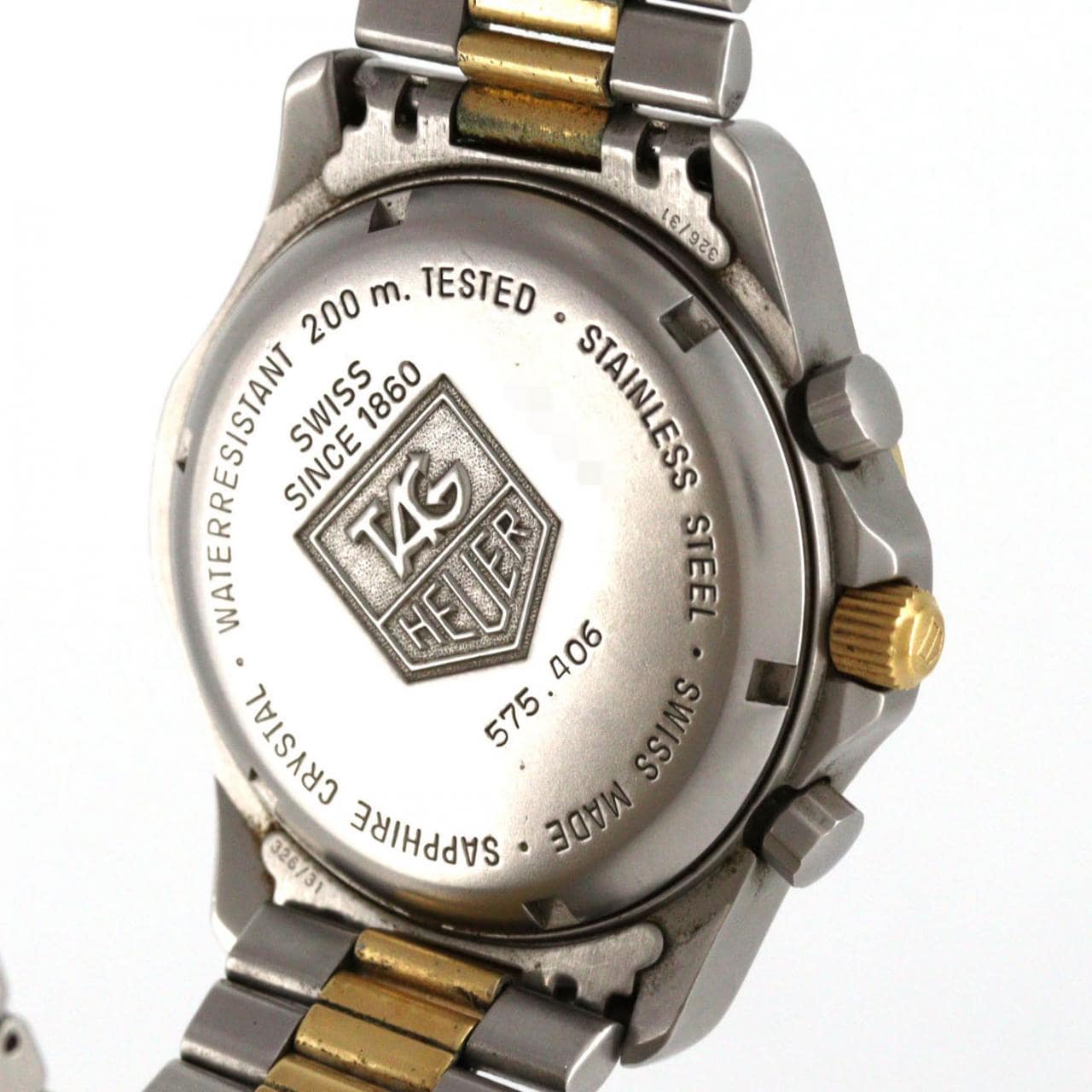 【ノーメンテナンス還元価格】タグ･ホイヤー プロフェッショナル200mクロノ コンビ 575.406 SSxGP クォーツ