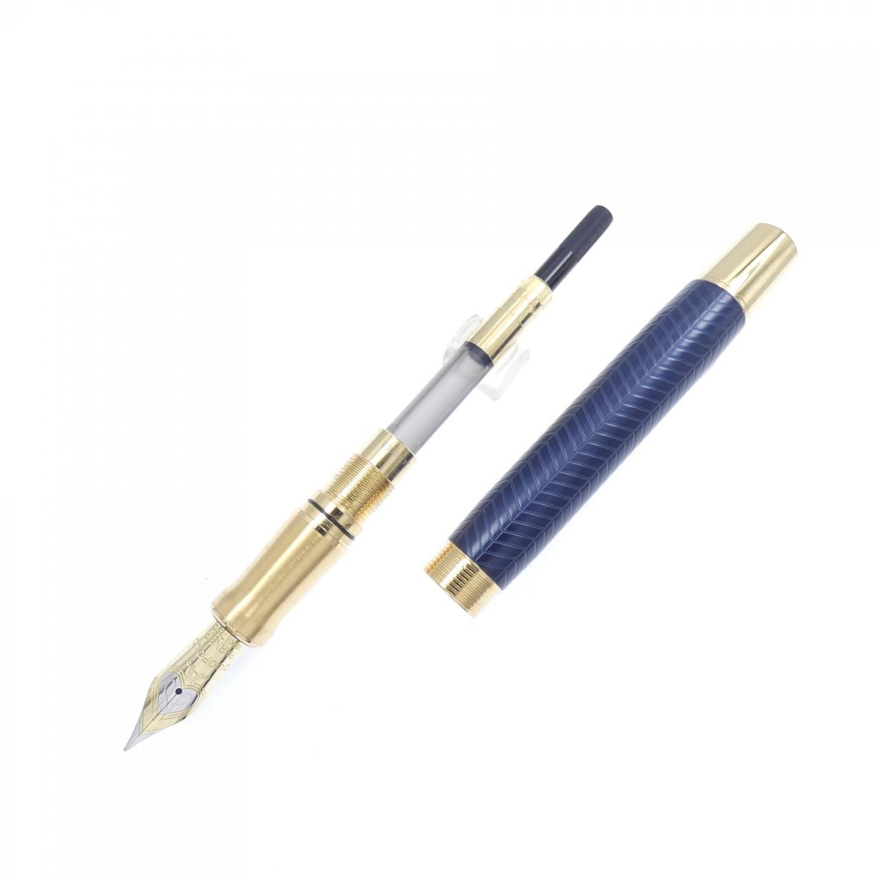 パーカー デュオフォールドプレステージブルーシェブロンGTセンテニアル 万年筆