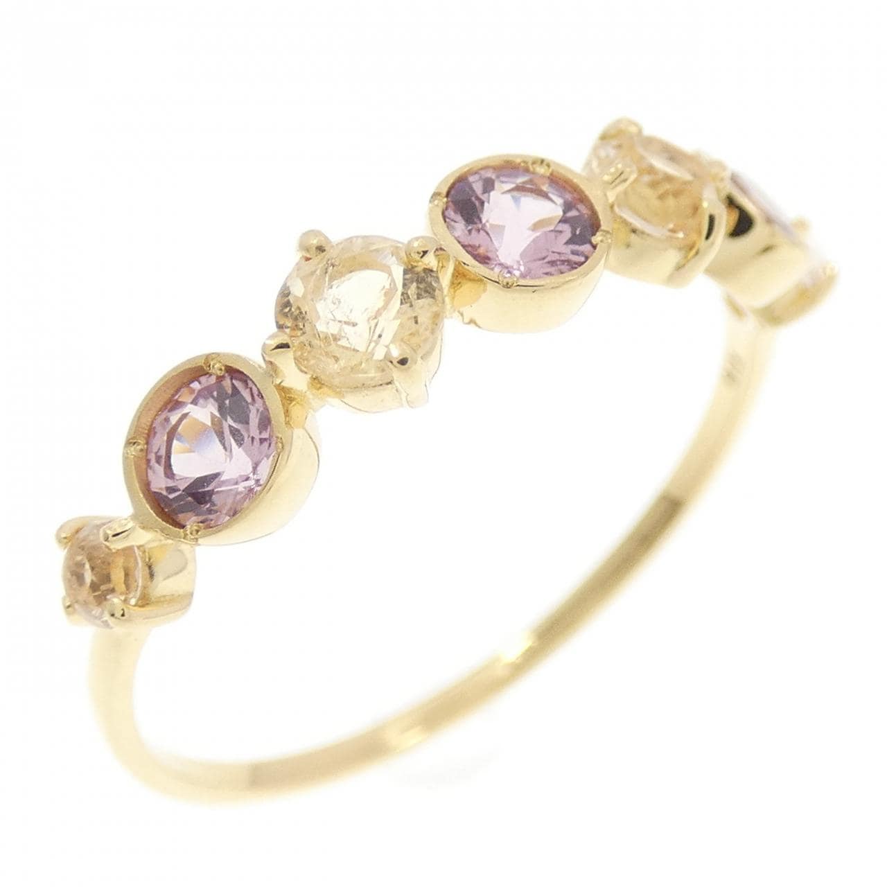 K18YG ガーネット リング