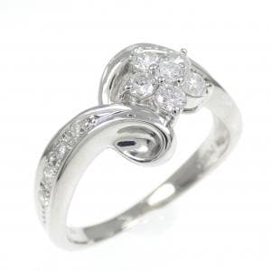 PT フラワー ダイヤモンド リング 0.30CT