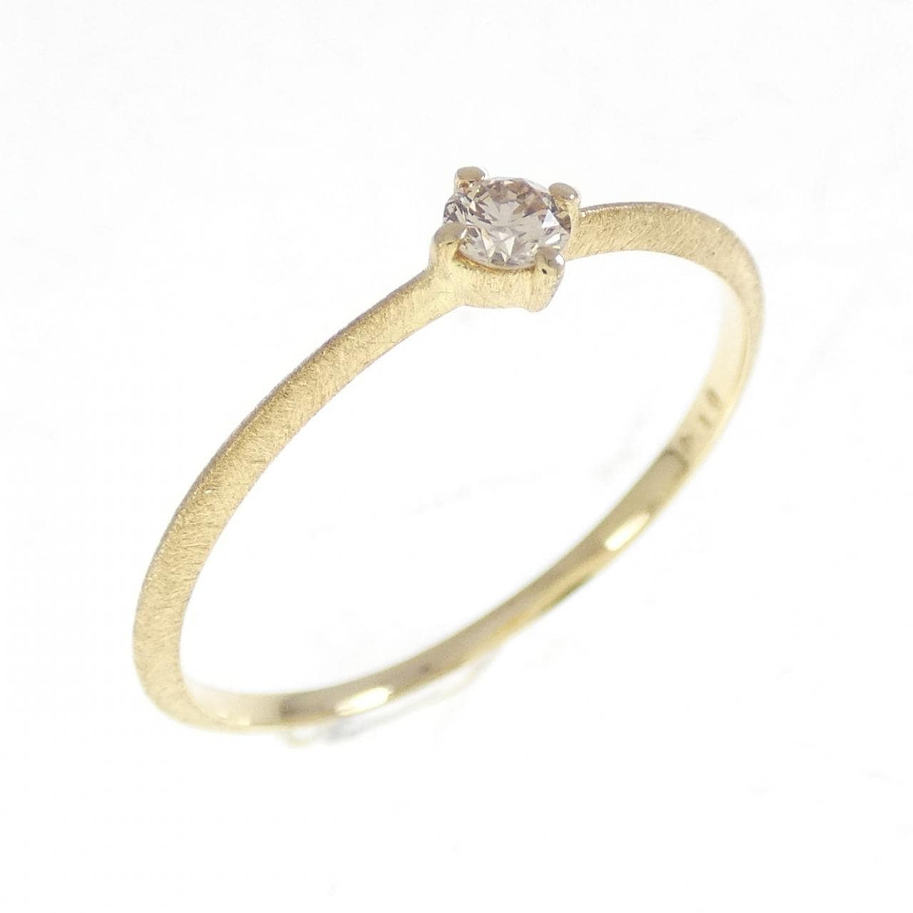 K18YG ダイヤモンド リング 0.10CT