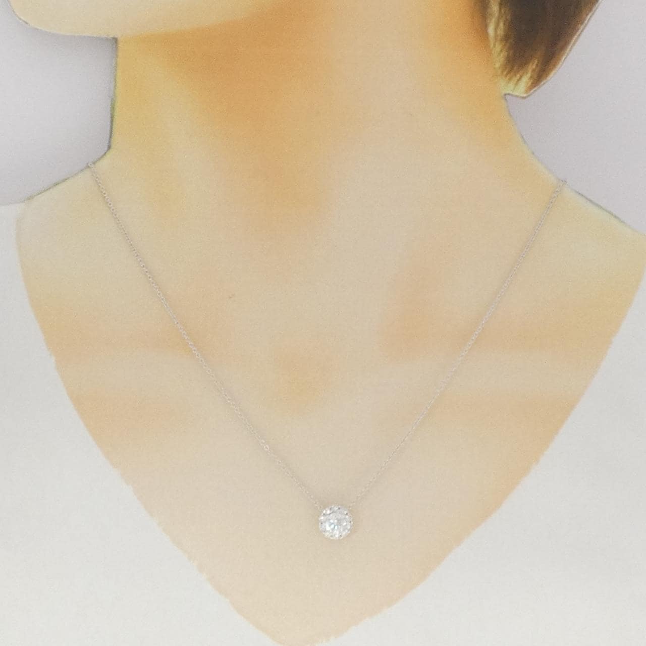 グラフ アイコン ネックレス 0.51CT E VS2