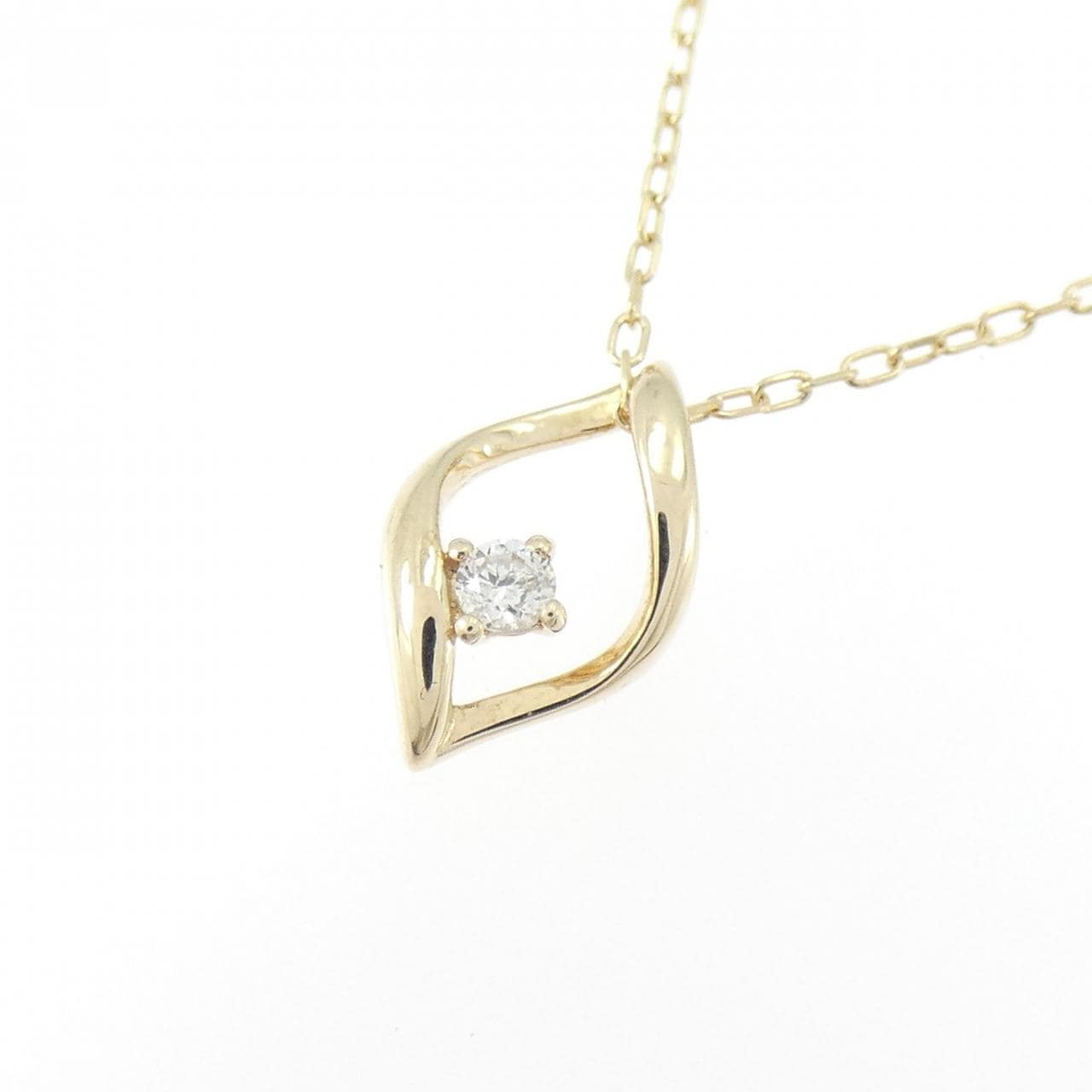 K10YG ダイヤモンド ネックレス