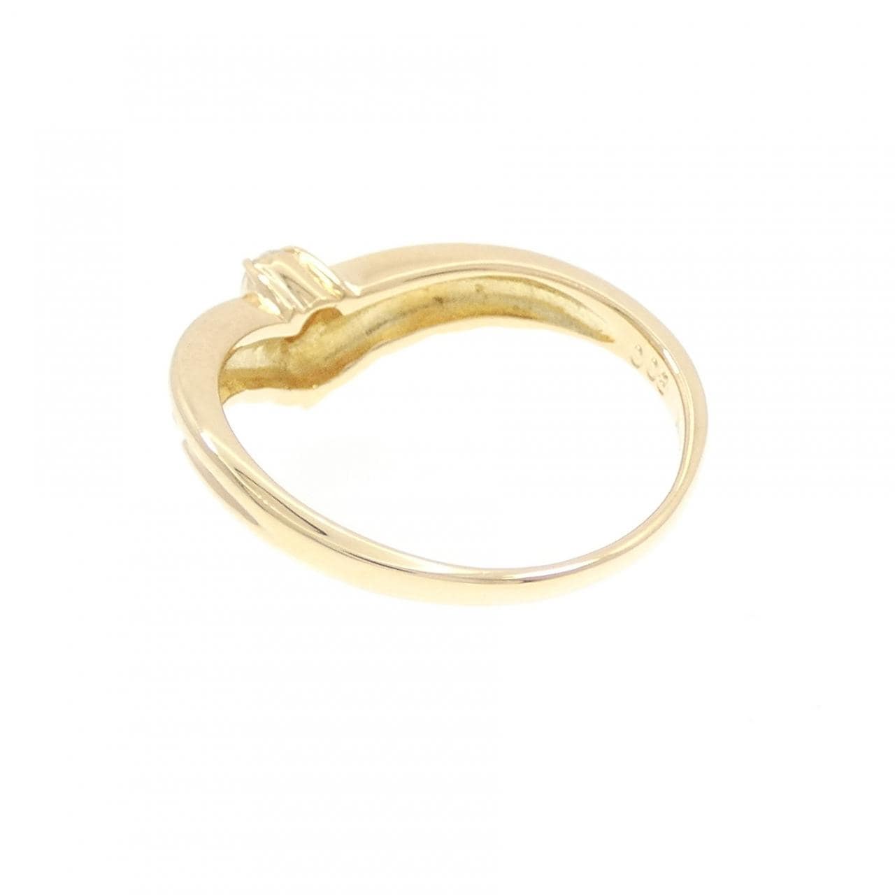 K18YG ダイヤモンド リング 0.08CT