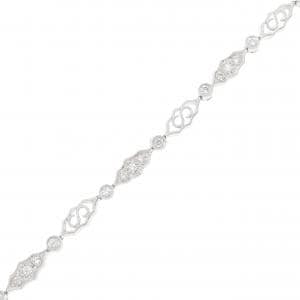 K18WG ダイヤモンド ブレスレット 0.62CT