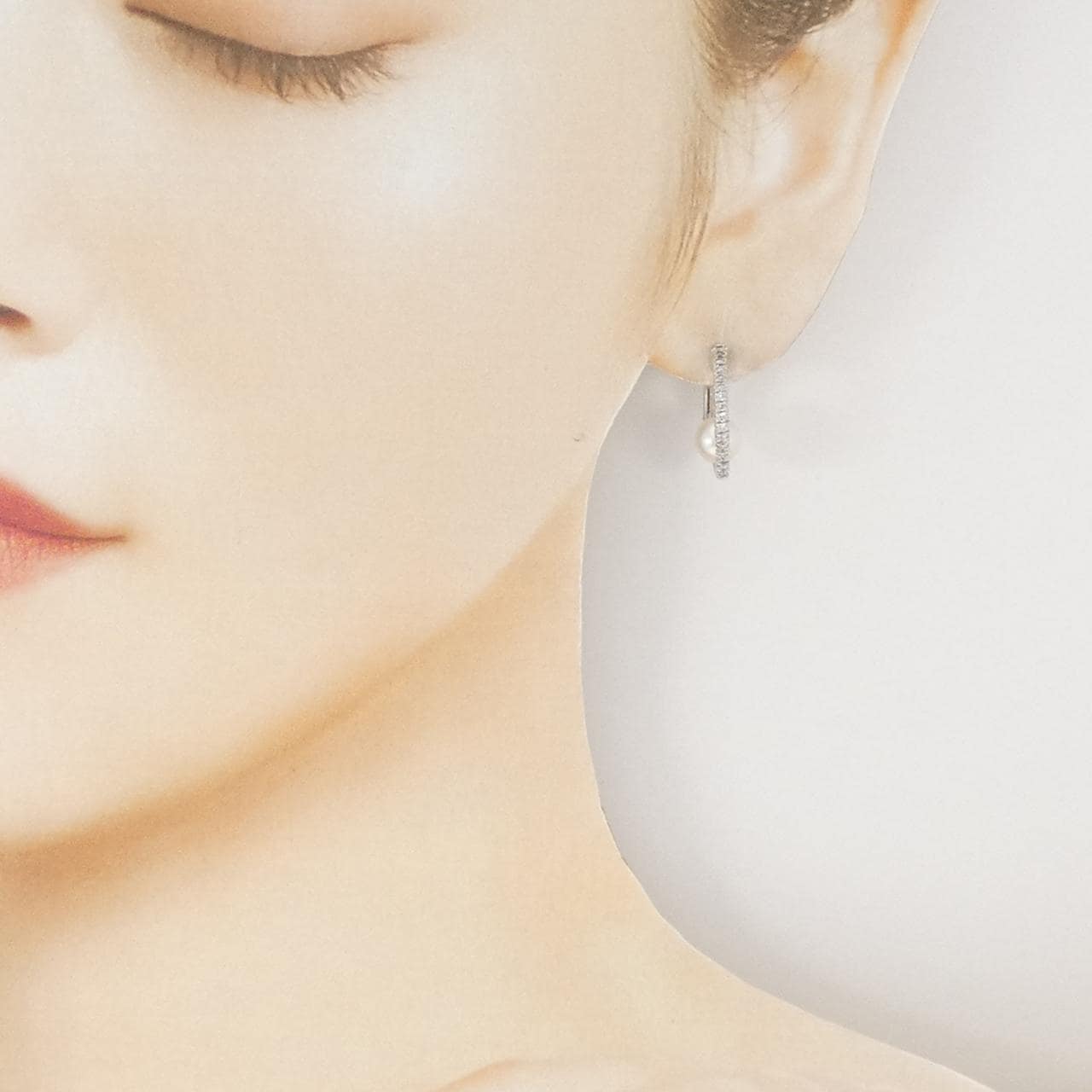 ポンテヴェキオ 淡水パール ピアス 片耳