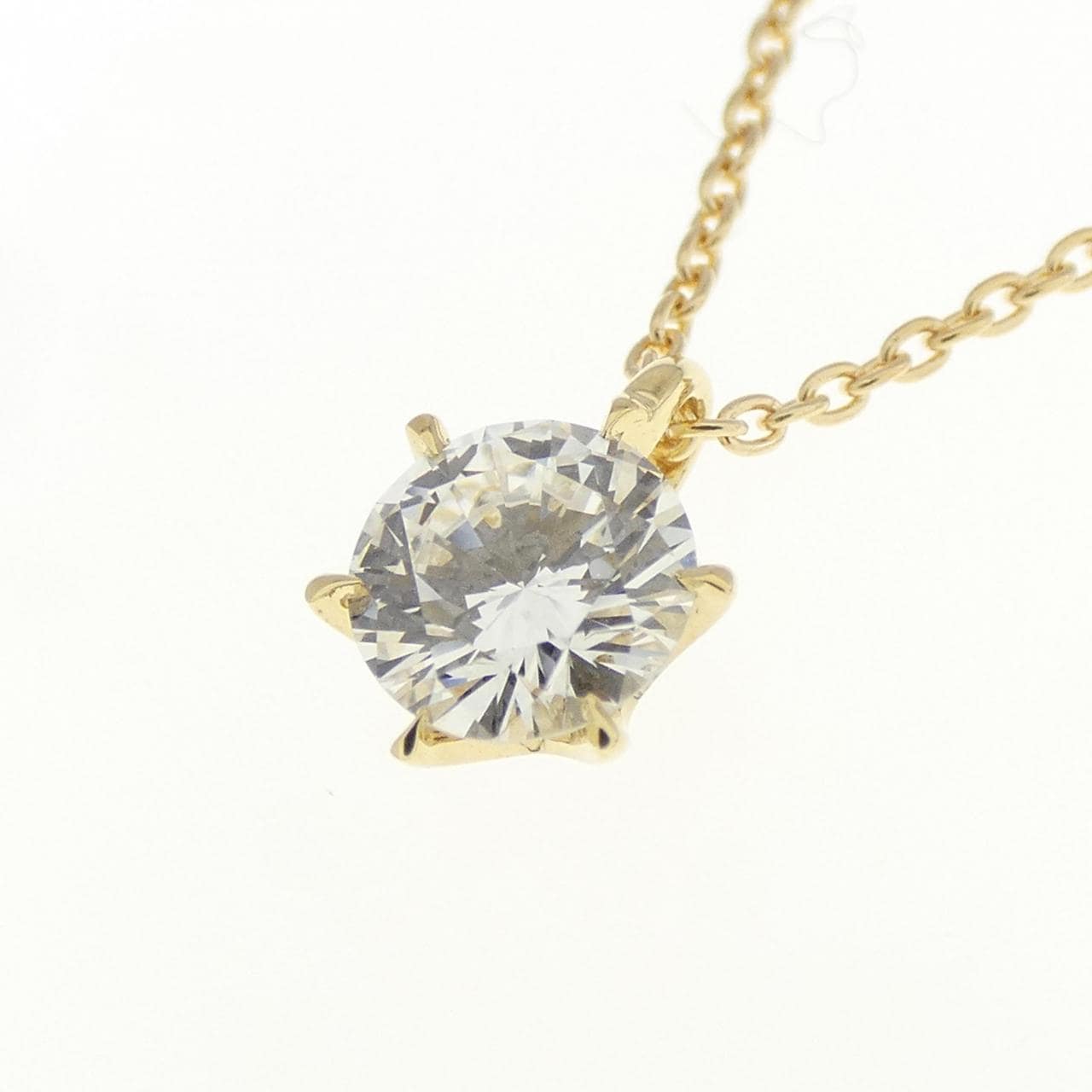 [Remake] K18YG Diamond Necklace 0.387CT G VVS2 EXT