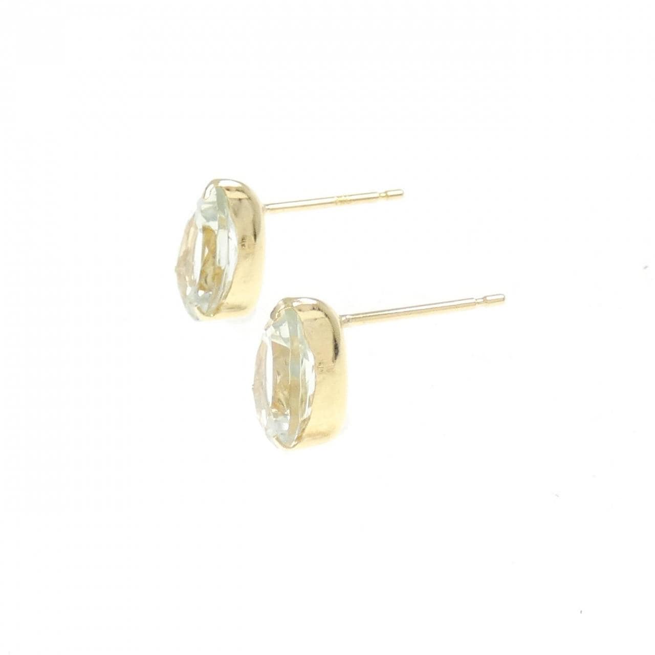 [BRAND NEW] K18YG Quartz earrings