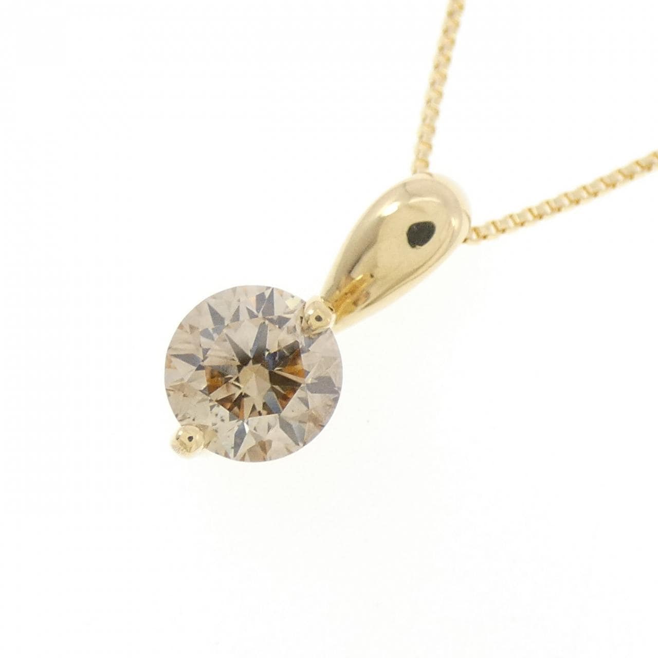 K18YG ダイヤモンド ネックレス 0.80CT