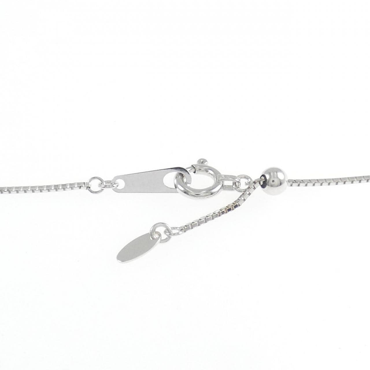 K18WG 2WAY ハート ダイヤモンド ネックレス 0.50CT