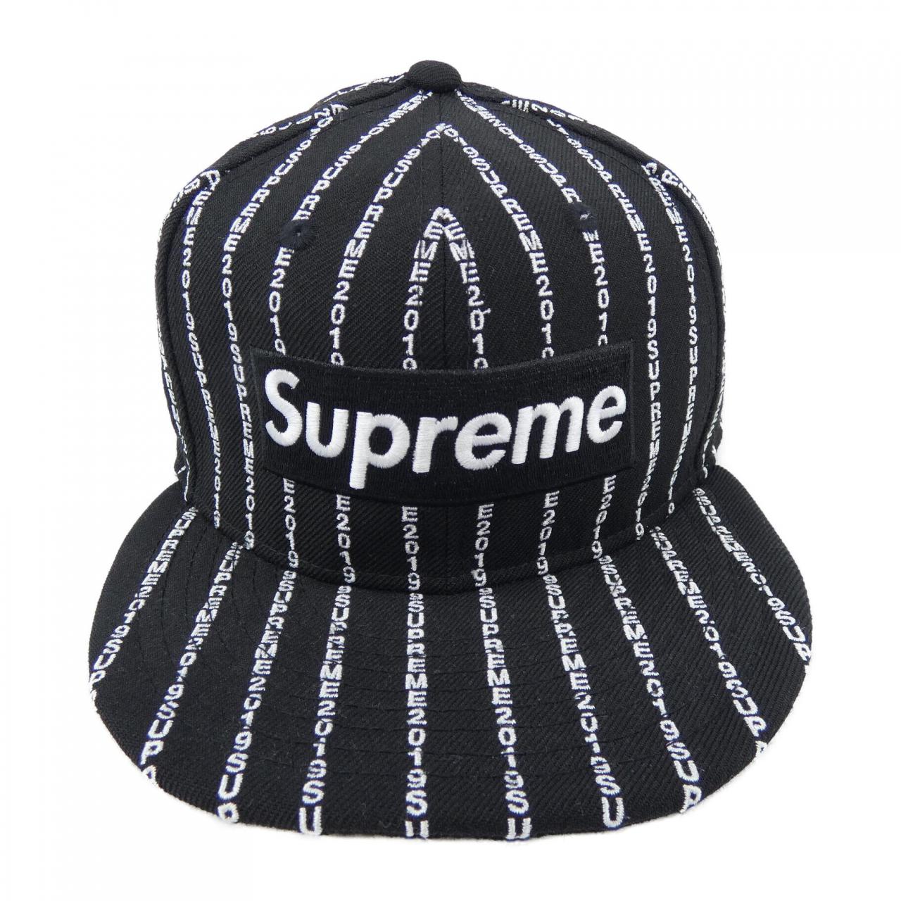 シュプリーム SUPREME New Era Text Stripe キャップ
