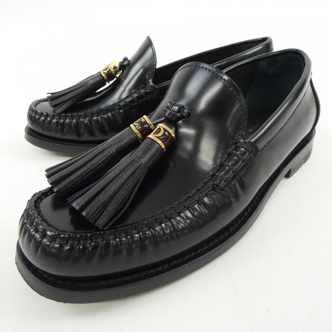 クリスチャンディオール CHRISTIAN DIOR D-ACADEMY ローファー ゴールドトーンメタルタッセル KDB819ACA シューズ