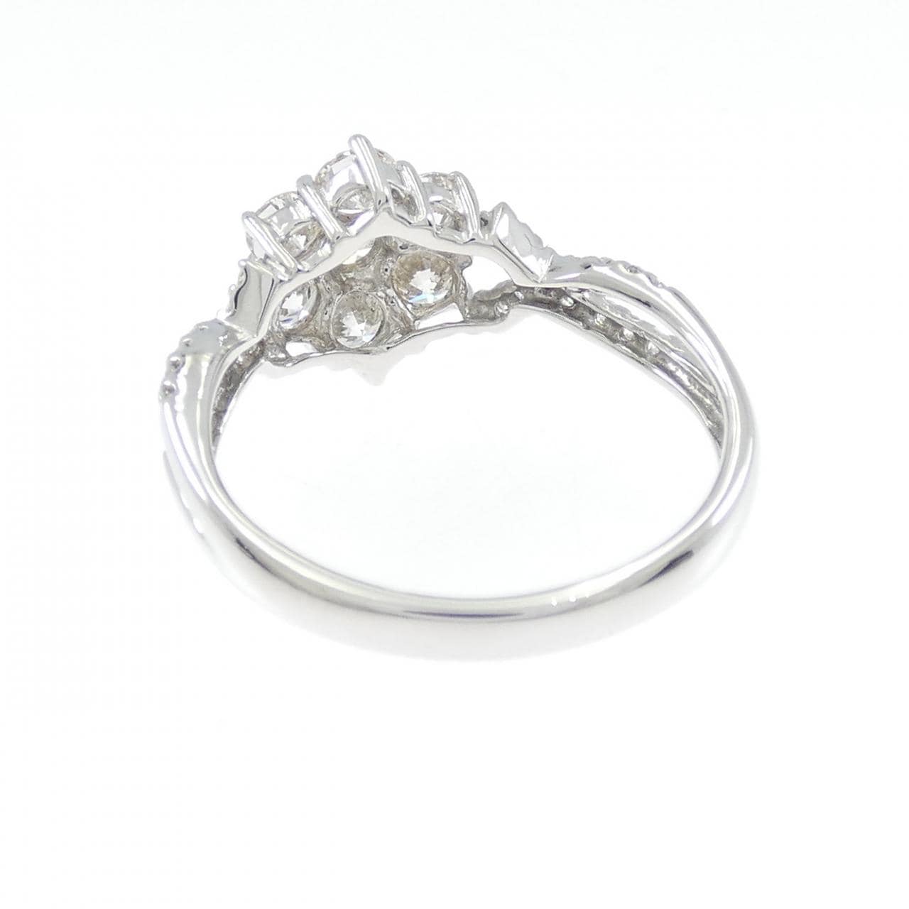 PT900 フラワー ダイヤモンド リング 1.00CT