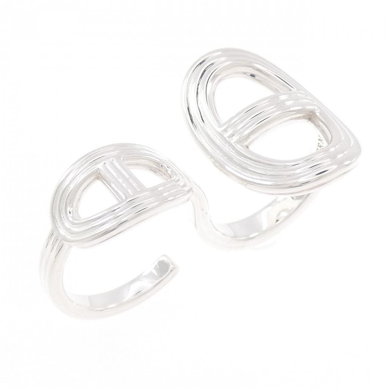 エルメス シェーヌダンクル 24 ダブル リング