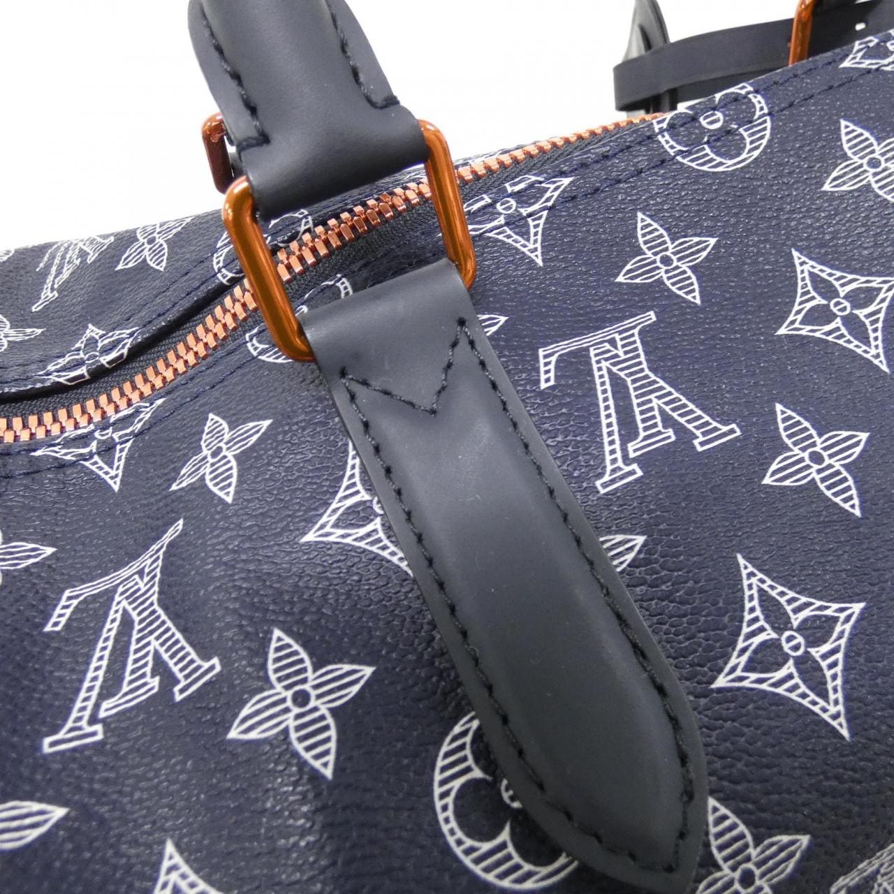 ルイヴィトン モノグラム インク(アップサイドダウン) キーポル バンドリエール 50cm M43684 ボストンバッグ