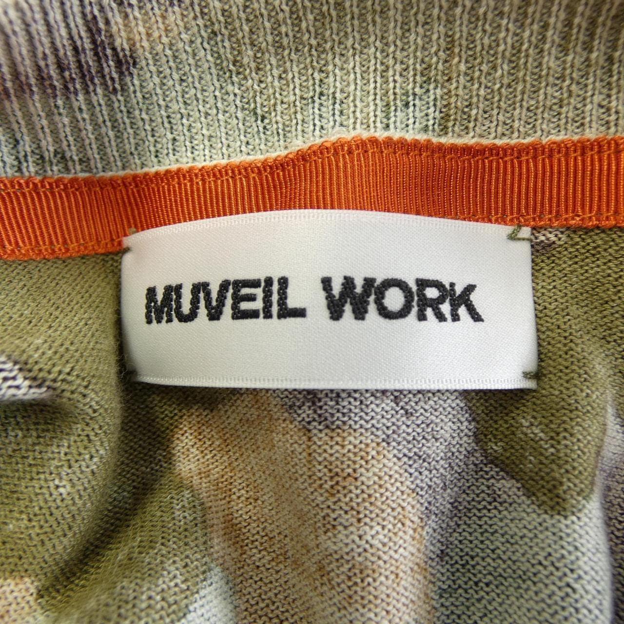 ミュベイル ワークス MUVEIL WORK カーディガン