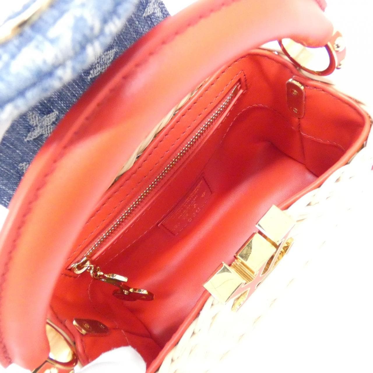 ルイヴィトン モノグラム デニム(LV X TM) カプシーヌ MINI M14295 バッグ