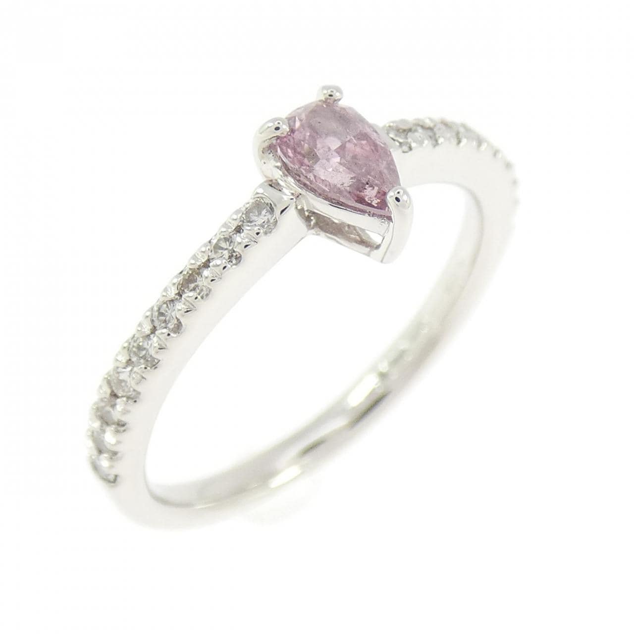 PT900 ダイヤモンド リング 0.253CT FIPP I1 ファンシーカット