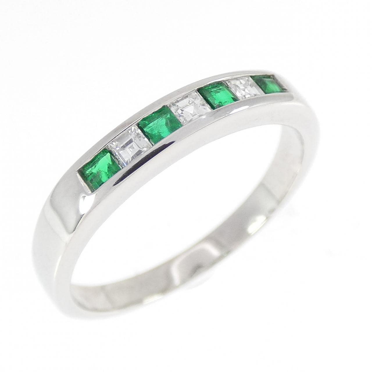 PT900 エメラルド リング 0.19CT