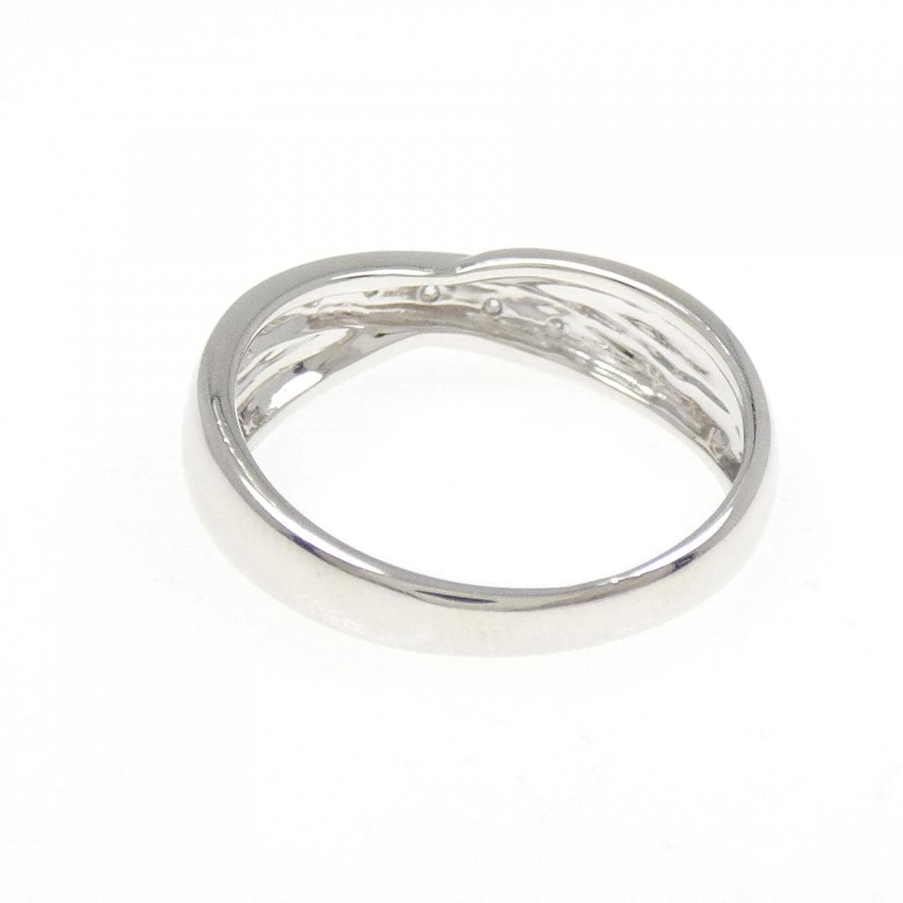 K18WG ダイヤモンド リング 0.10CT