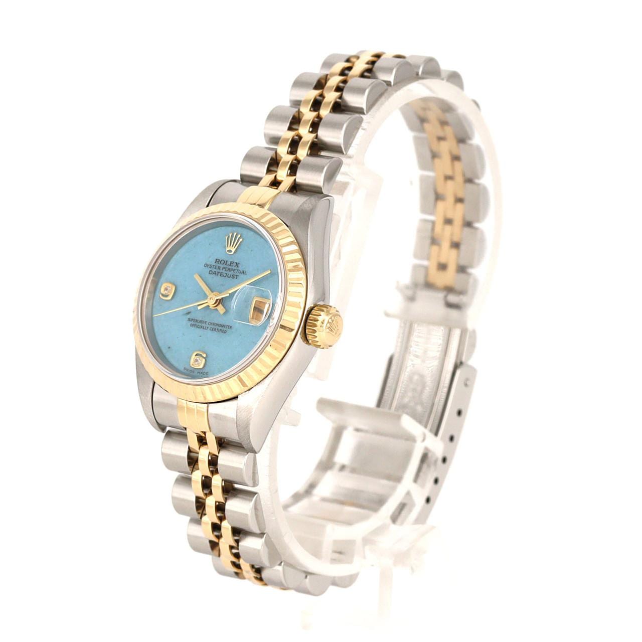 ロレックス デイトジャスト 79173 2BR SSxYG 自動巻 A番