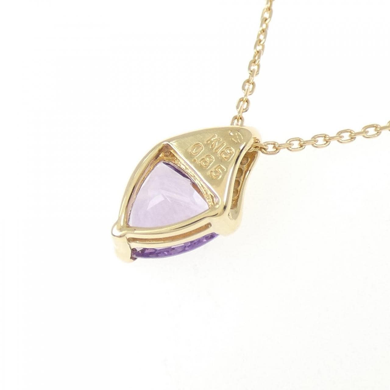 K18YG アメジスト ネックレス 0.85CT
