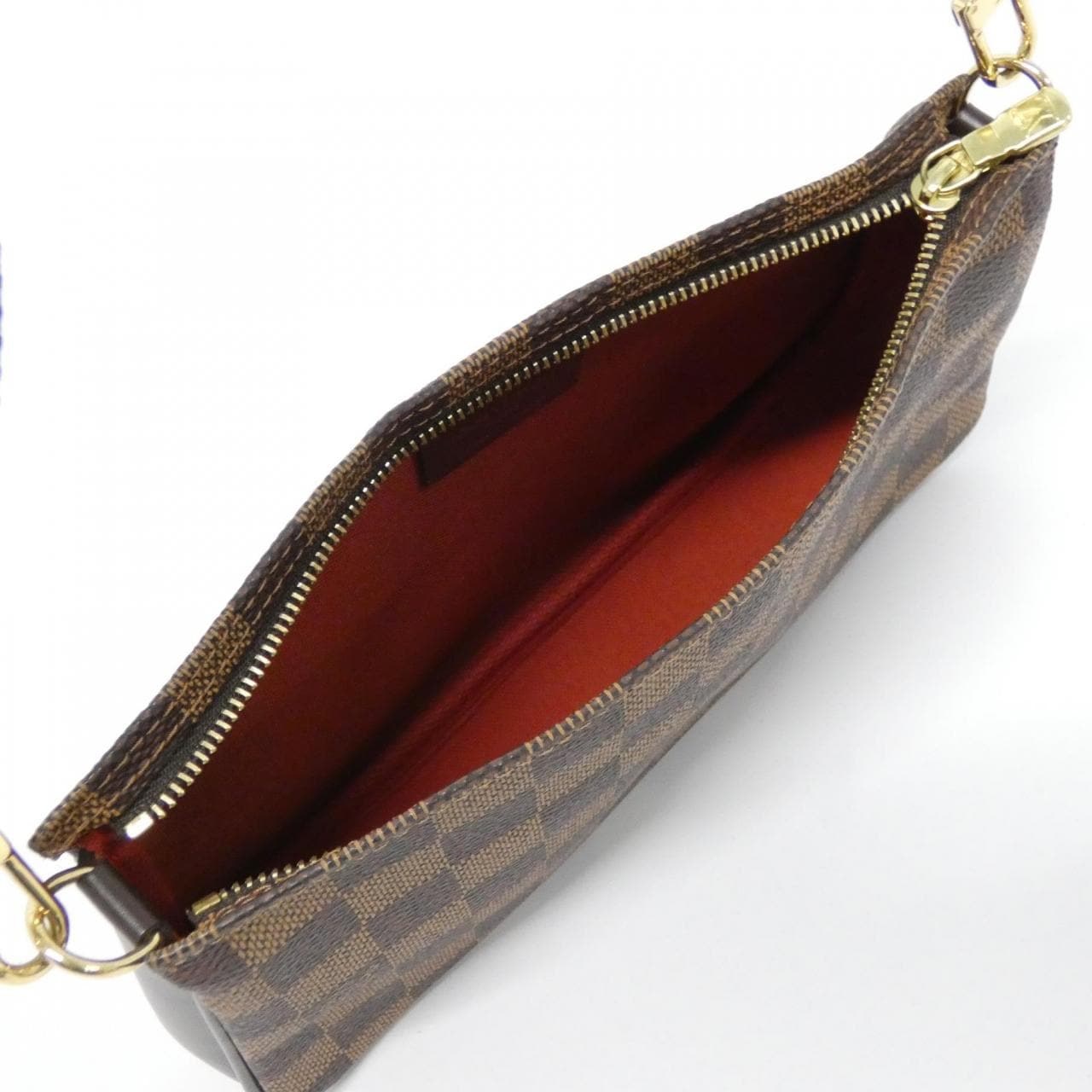 ルイヴィトン ダミエ ナヴォナ N51983+J11502 アクセサリーポーチ