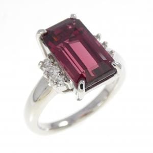 PT900 ガーネット リング 4.53CT