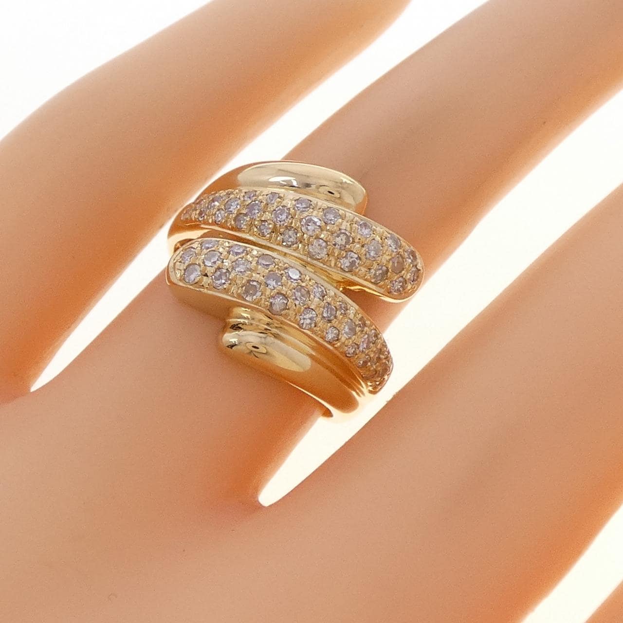 K18YG ダイヤモンド リング 0.50CT