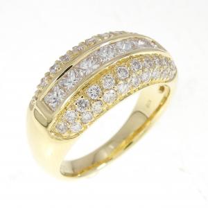 K18YG ダイヤモンド リング 0.63CT
