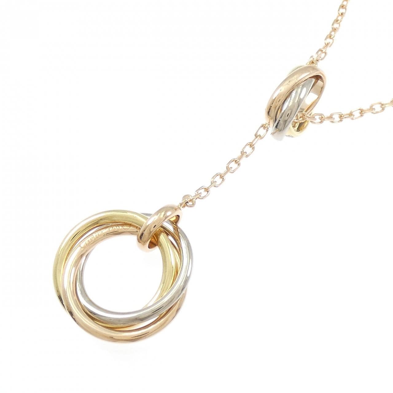 カルティエ トゥーフォートリニティ ネックレス