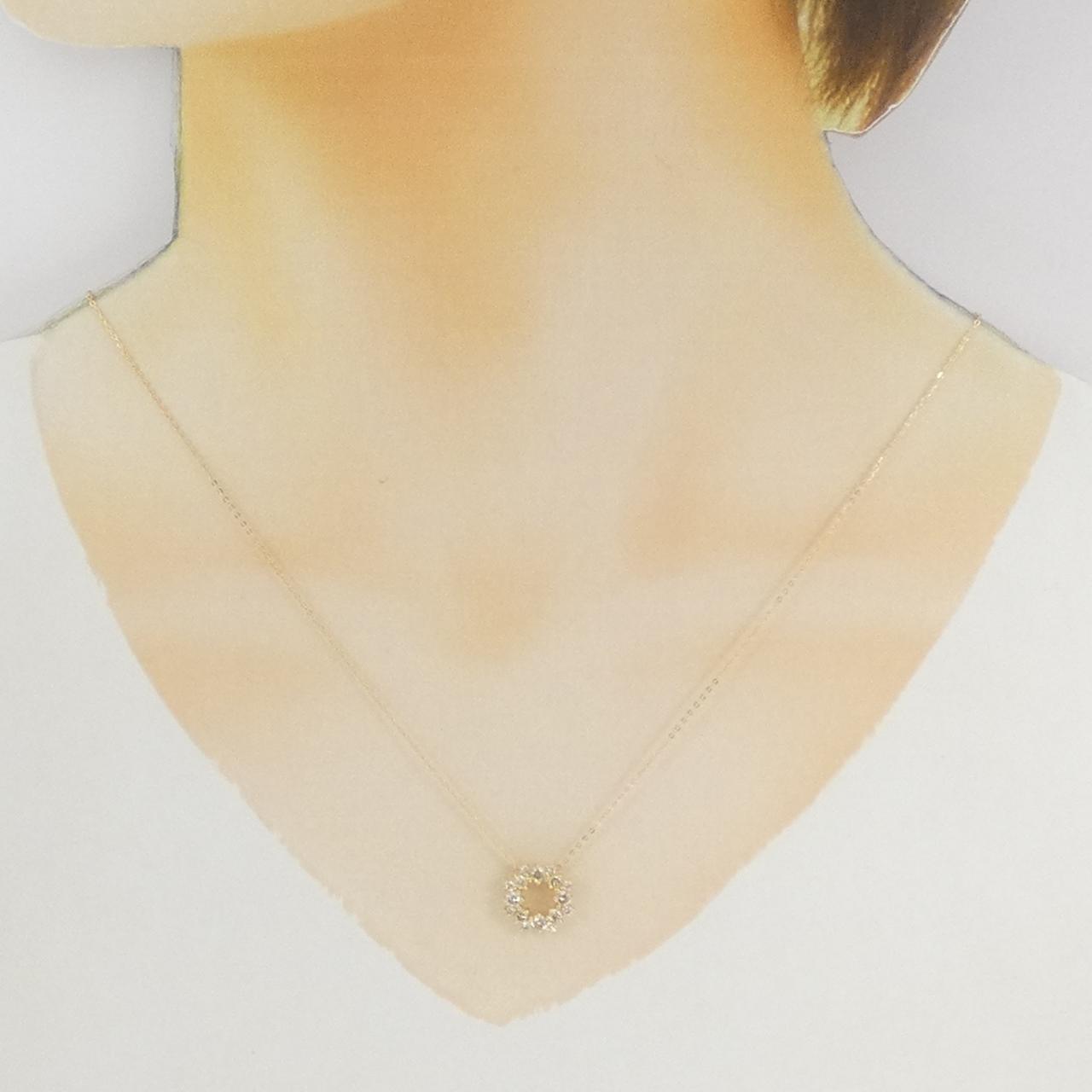 K18YG ダイヤモンド ネックレス 0.60CT