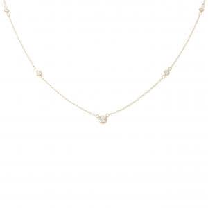 K18YG ダイヤモンド ネックレス 0.16CT