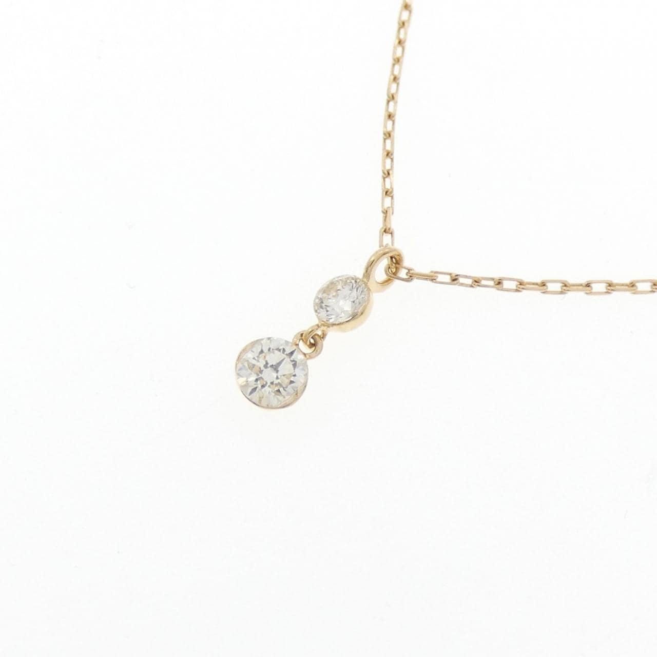 Agete鑽石項鍊 0.15CT