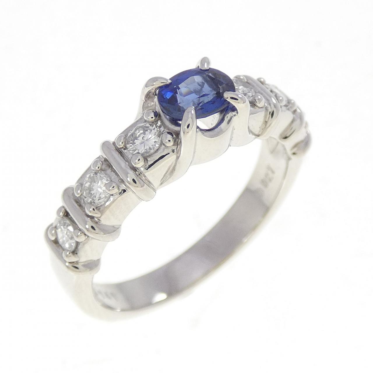 PT900 サファイヤ リング 0.41CT