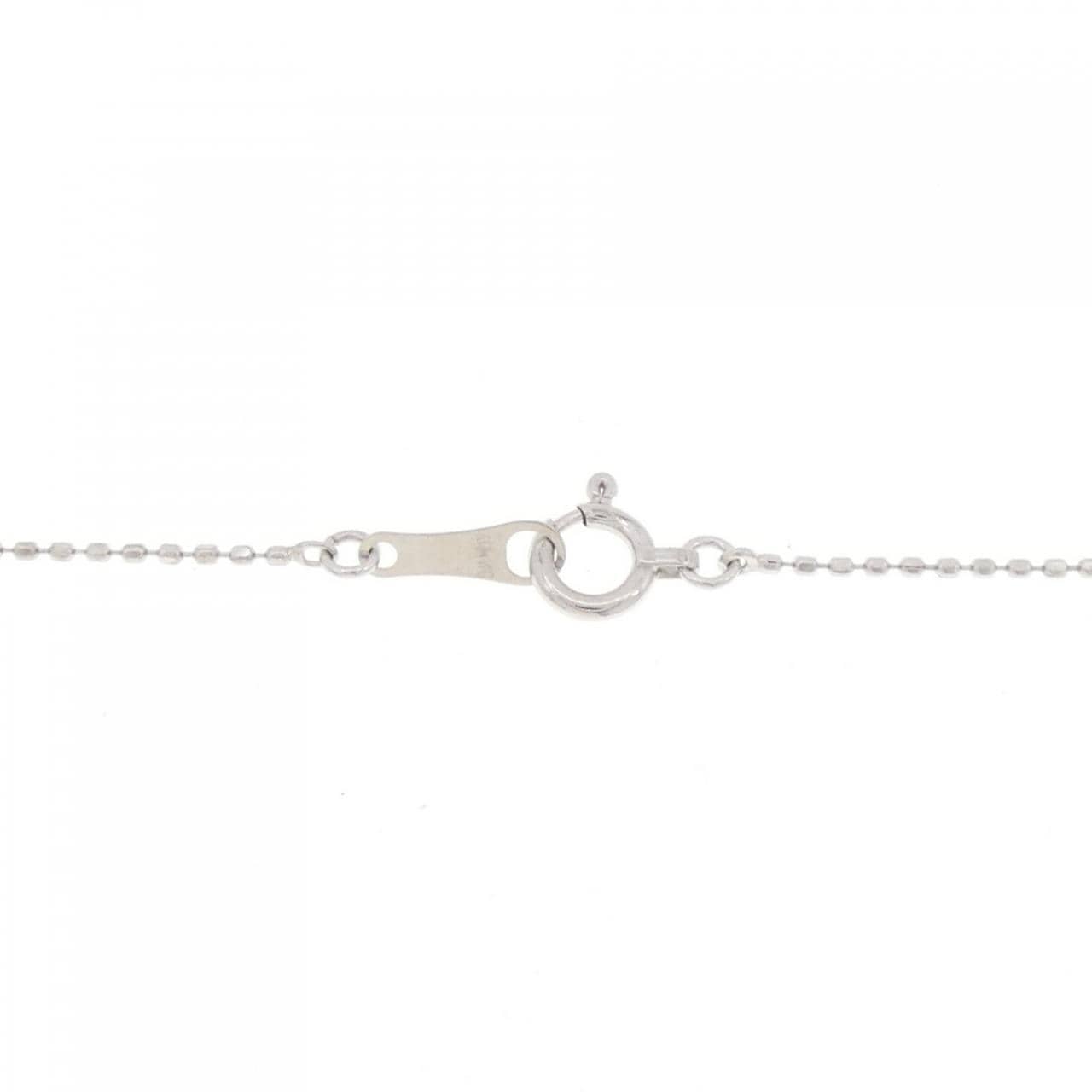 K18WG ダイヤモンド ネックレス 0.25CT