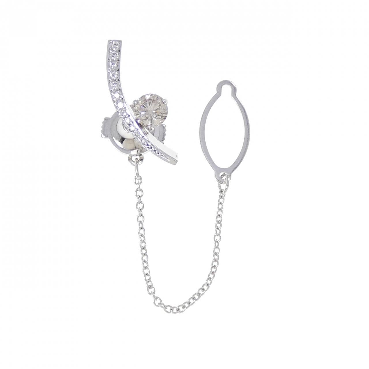 K18WG ダイヤモンド タイタック 0.571CT