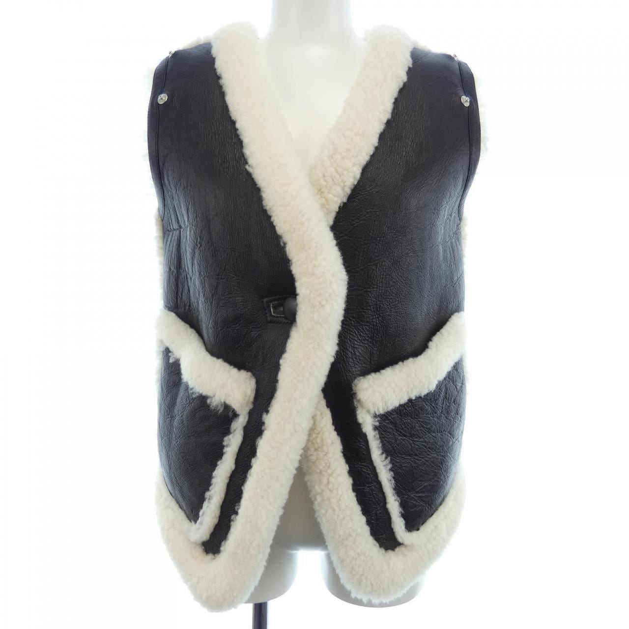 CELINE Celine mouton jacket