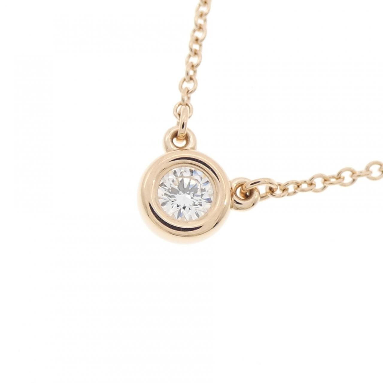 ティファニー バイザヤード ネックレス 0.10CT