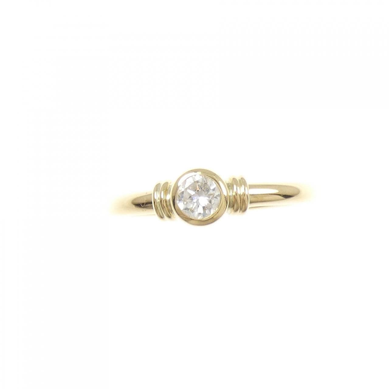 K18YG ダイヤモンド リング 0.32CT