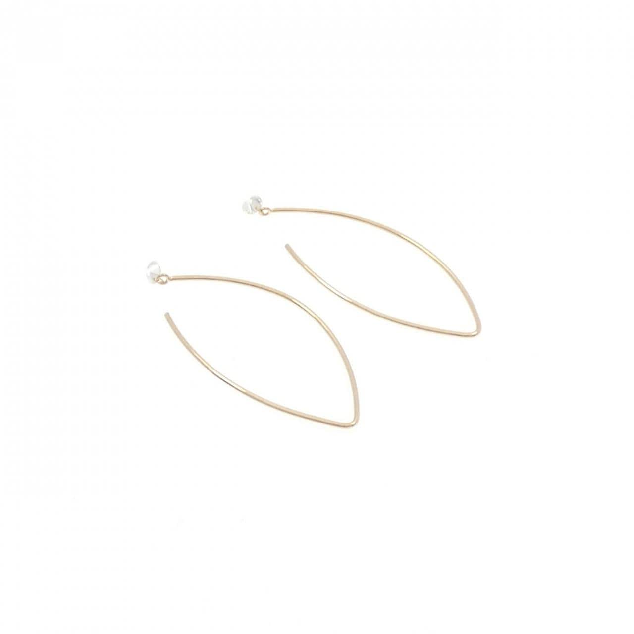 アーカー ベアリーフ ピアス 0.12CT