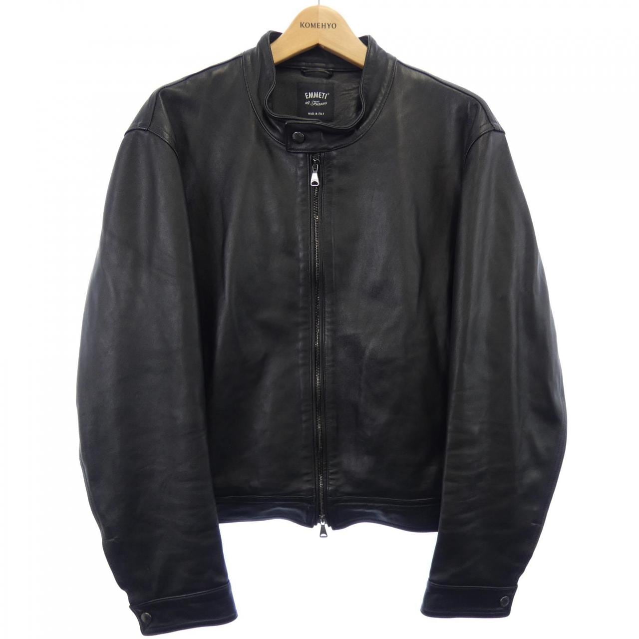 Enmety EMMETIgiappone-078皮革骑士夹克